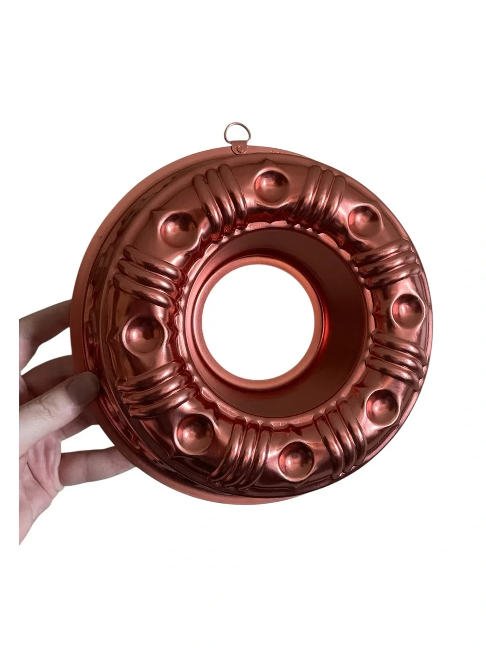 Vintage Copper Bundt Pan Dessert Mold